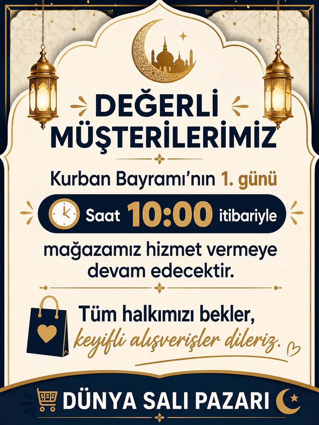 Mağazadan sezonluk ürünler